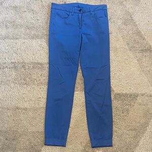 Vibrant Blue Slim Fit Pants